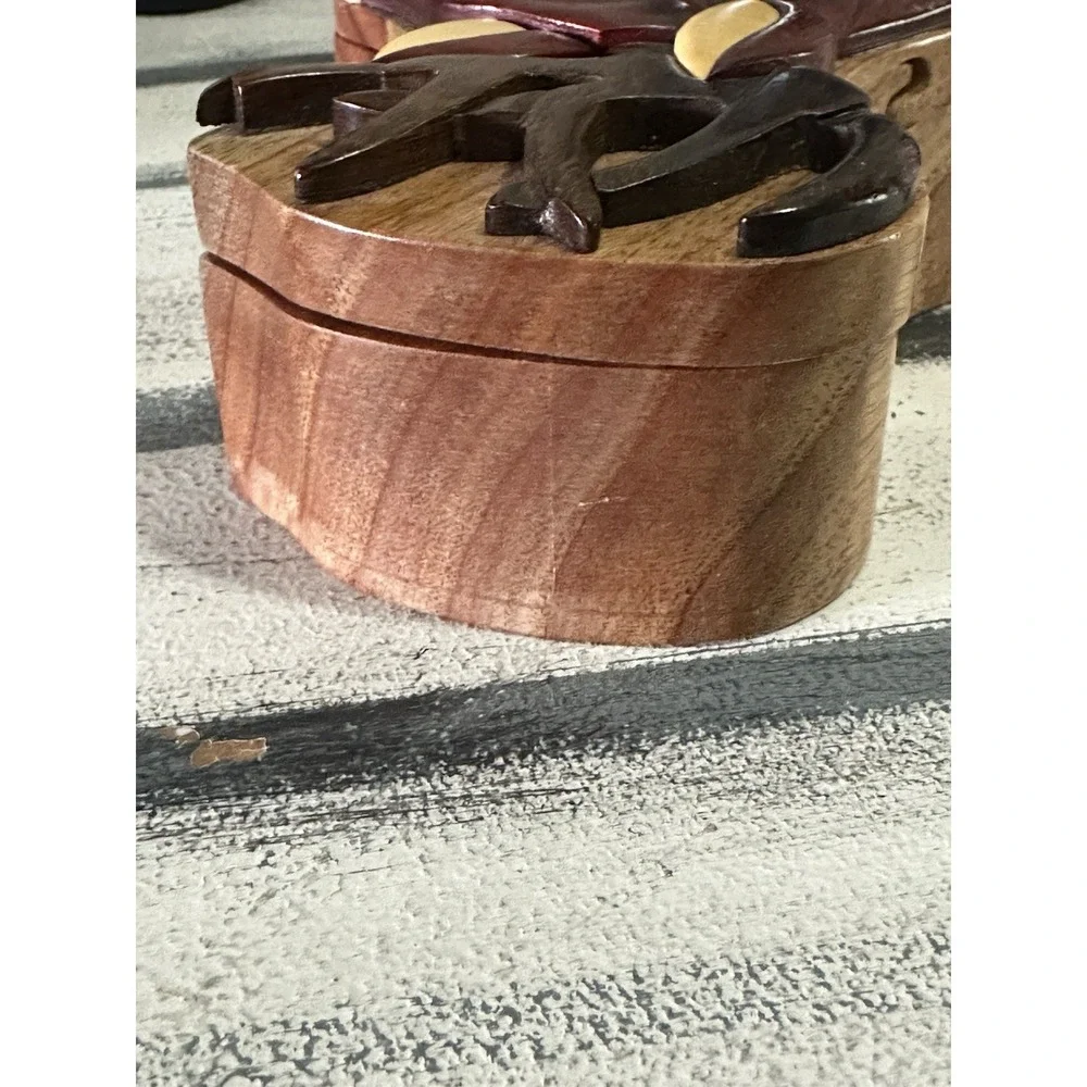 Deer‎ Head - Secret Wooden Puzzle Box Tinket Box Buck Cabin